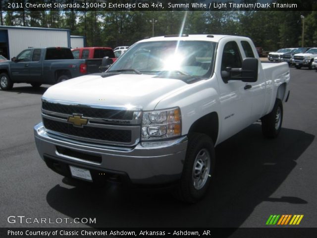 2011 Chevrolet Silverado 2500HD Extended Cab 4x4 in Summit White