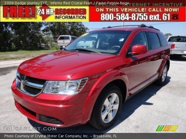 2009 Dodge Journey SXT in Inferno Red Crystal Pearl