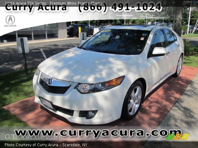 2009 Acura TSX Sedan in Premium White Pearl