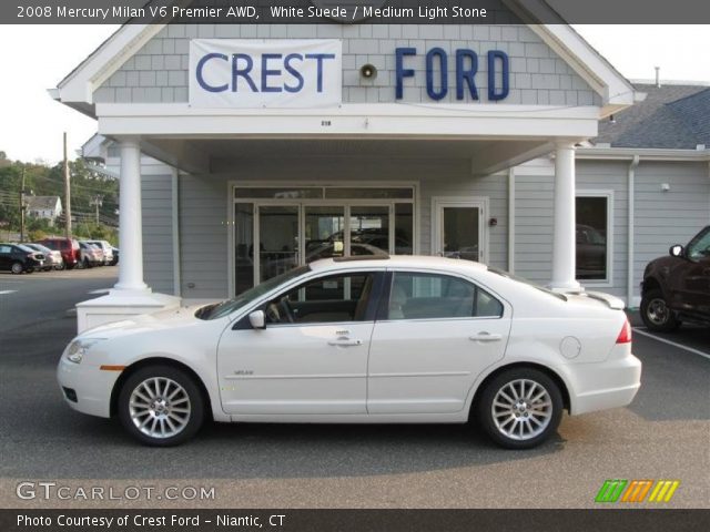 2008 Mercury Milan V6 Premier AWD in White Suede