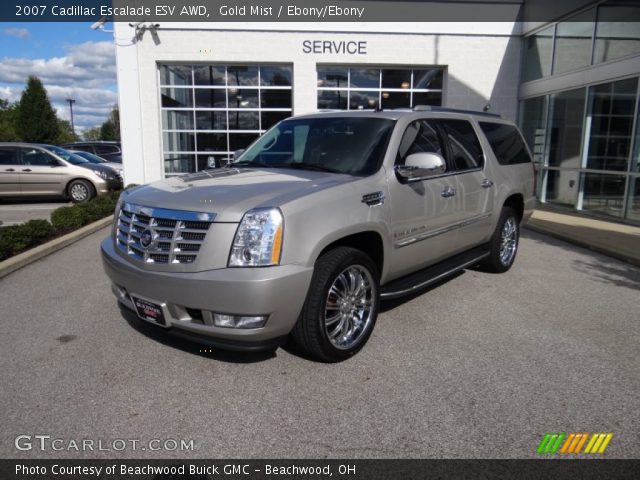 2007 Cadillac Escalade ESV AWD in Gold Mist