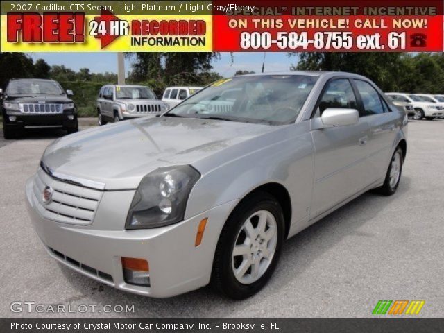 2007 Cadillac CTS Sedan in Light Platinum