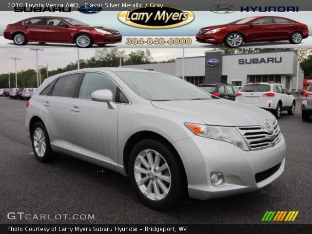 2010 Toyota Venza AWD in Classic Silver Metallic