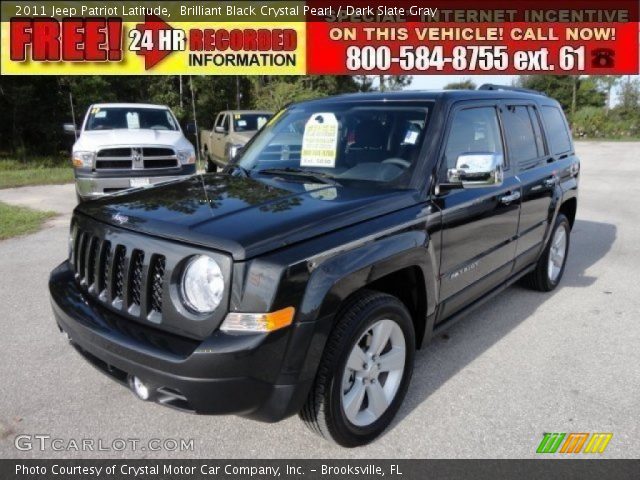 2011 Jeep Patriot Latitude in Brilliant Black Crystal Pearl
