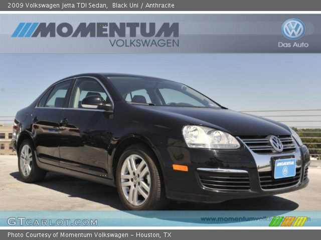 2009 Volkswagen Jetta TDI Sedan in Black Uni