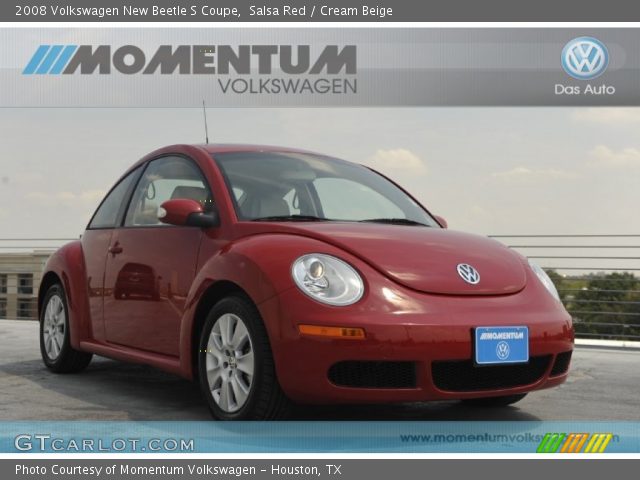 2008 Volkswagen New Beetle S Coupe in Salsa Red