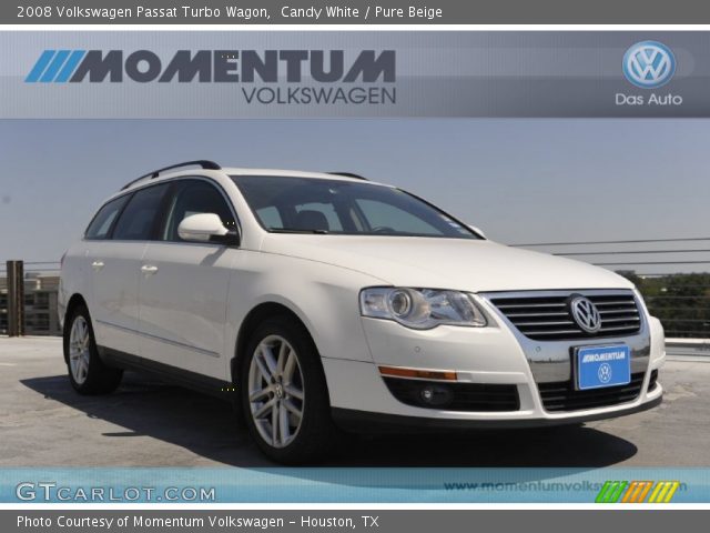 2008 Volkswagen Passat Turbo Wagon in Candy White