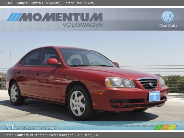 2006 Hyundai Elantra GLS Sedan in Electric Red