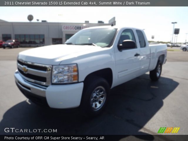 2011 Chevrolet Silverado 1500 LS Extended Cab 4x4 in Summit White