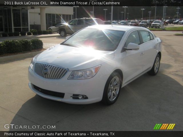 2011 Buick LaCrosse CXL in White Diamond Tricoat