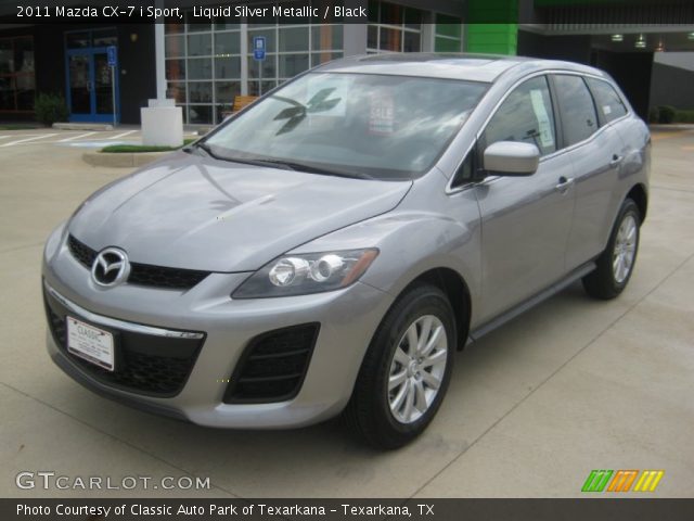 Liquid Silver Metallic - 2011 Mazda CX-7 i Sport - Black Interior ...