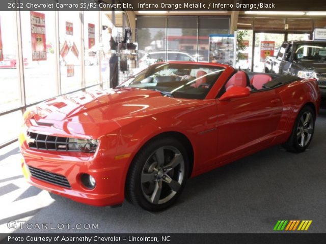 2012 Chevrolet Camaro SS/RS Convertible in Inferno Orange Metallic