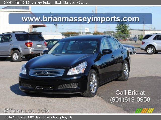 2008 Infiniti G 35 Journey Sedan in Black Obsidian