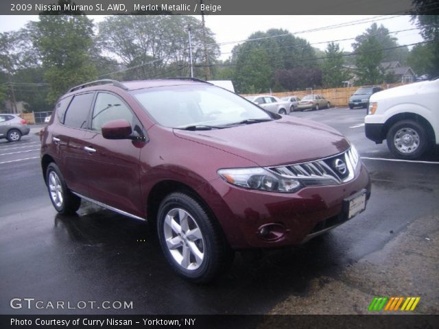 2009 Nissan Murano SL AWD in Merlot Metallic