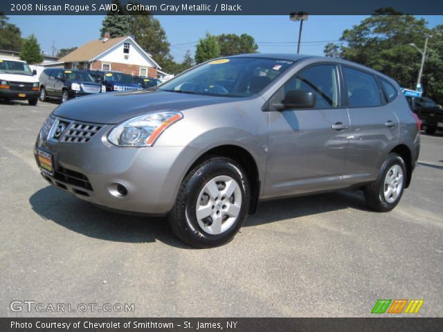 2008 Nissan Rogue S AWD in Gotham Gray Metallic