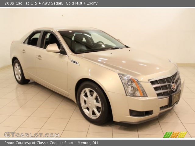 2009 Cadillac CTS 4 AWD Sedan in Gold Mist
