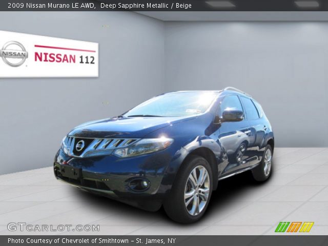2009 Nissan Murano LE AWD in Deep Sapphire Metallic