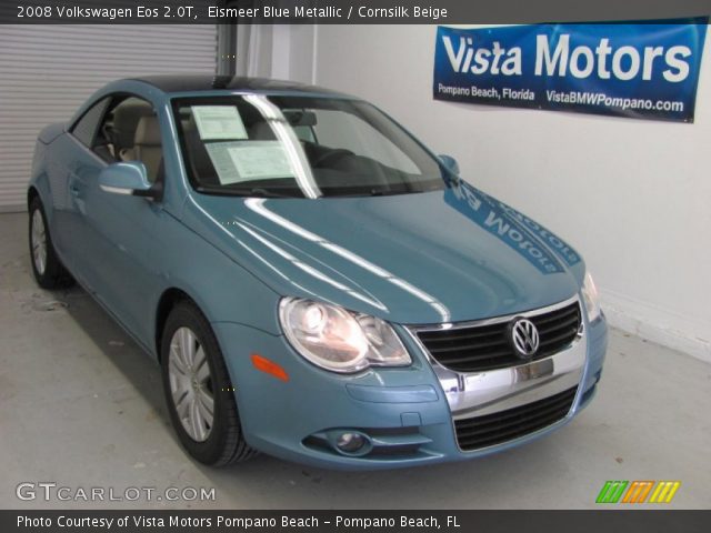 2008 Volkswagen Eos 2.0T in Eismeer Blue Metallic