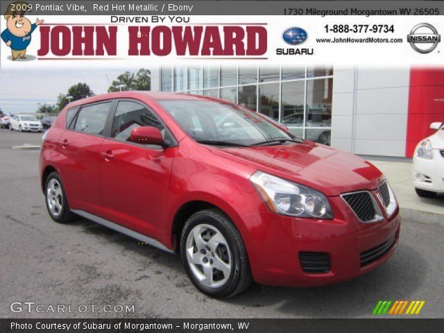 2009 Pontiac Vibe  in Red Hot Metallic