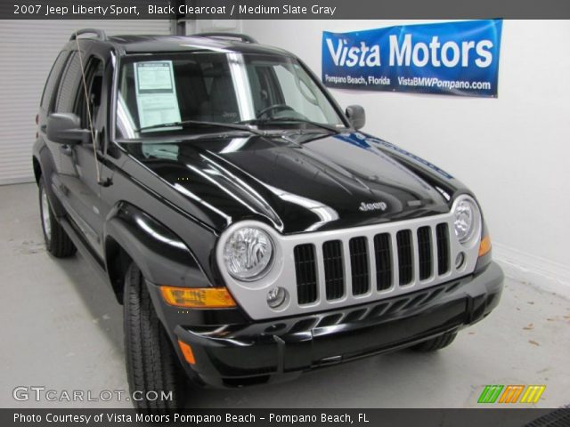 2007 Jeep Liberty Sport in Black Clearcoat