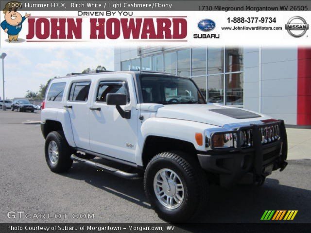 2007 Hummer H3 X in Birch White