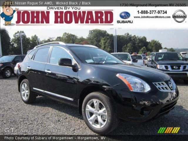 2011 Nissan Rogue SV AWD in Wicked Black