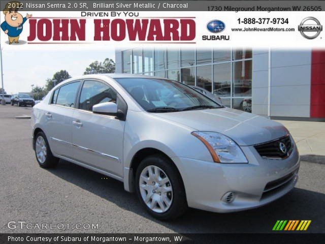 2012 Nissan Sentra 2.0 SR in Brilliant Silver Metallic