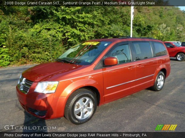 2008 Dodge Grand Caravan SXT in Sunburst Orange Pearl