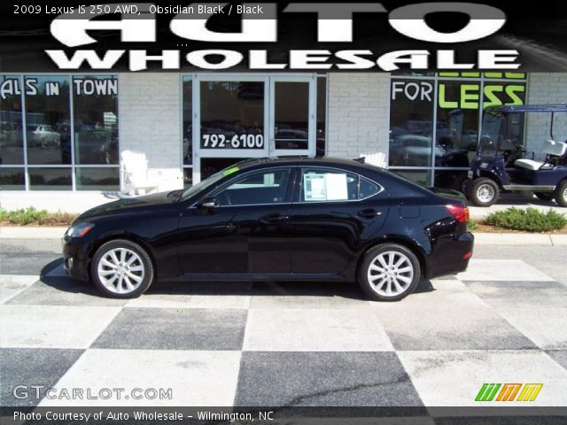 2009 Lexus IS 250 AWD in Obsidian Black
