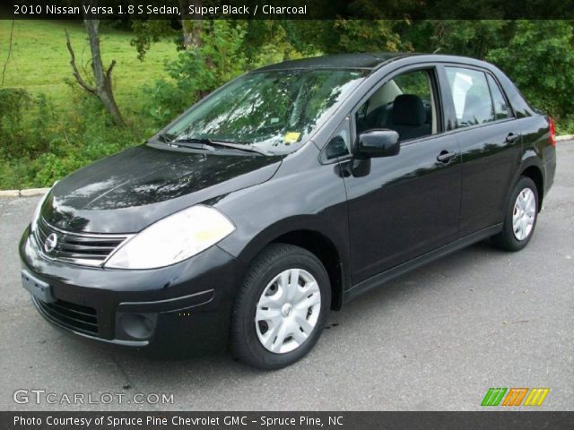 2010 Nissan Versa 1.8 S Sedan in Super Black