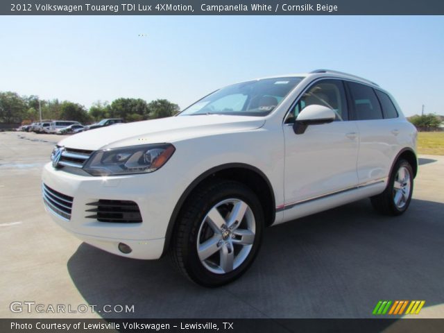 2012 Volkswagen Touareg TDI Lux 4XMotion in Campanella White