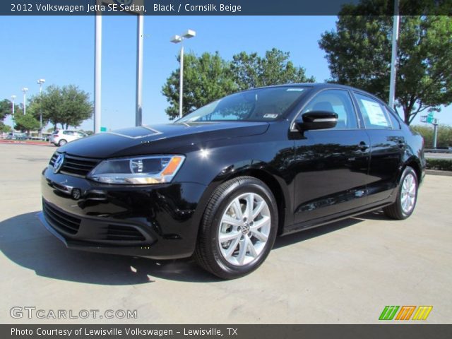 2012 Volkswagen Jetta SE Sedan in Black