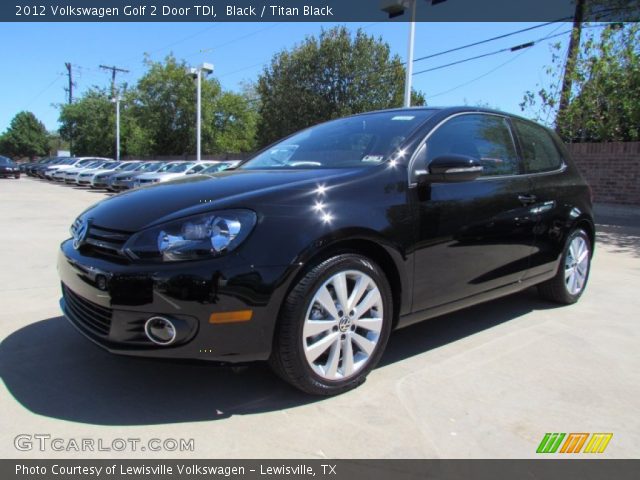2012 Volkswagen Golf 2 Door TDI in Black