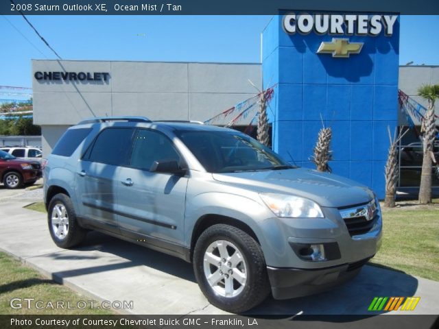 2008 Saturn Outlook XE in Ocean Mist