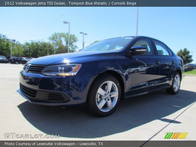 2012 Volkswagen Jetta TDI Sedan in Tempest Blue Metallic