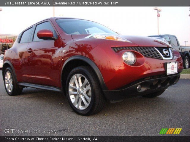 2011 Nissan Juke SL AWD in Cayenne Red