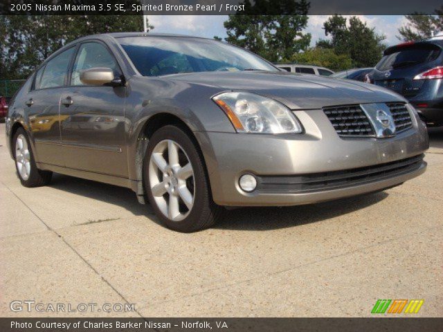 2005 Nissan Maxima 3.5 SE in Spirited Bronze Pearl