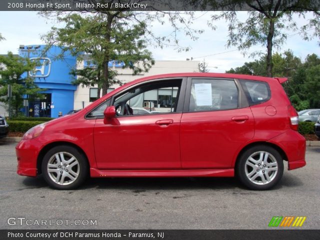 2008 Honda Fit Sport in Milano Red