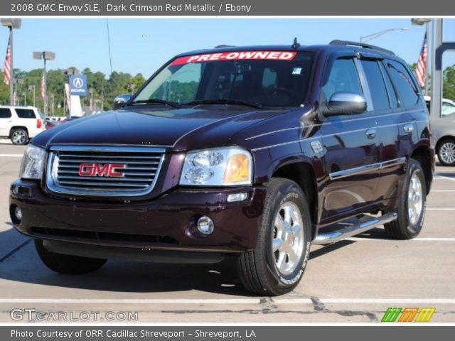 2008 GMC Envoy SLE in Dark Crimson Red Metallic
