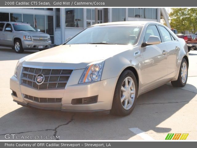 2008 Cadillac CTS Sedan in Gold Mist