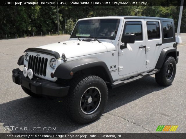 2008 Jeep Wrangler Unlimited X 4x4 in Stone White