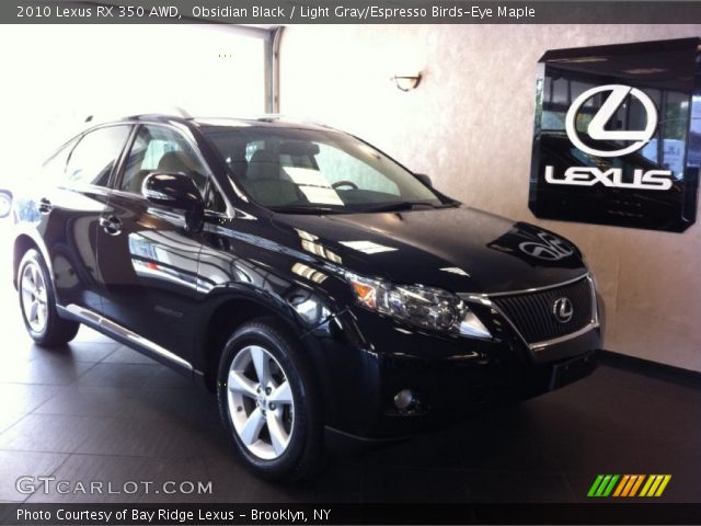 2010 Lexus RX 350 AWD in Obsidian Black