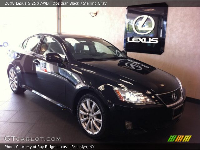 2008 Lexus IS 250 AWD in Obsidian Black