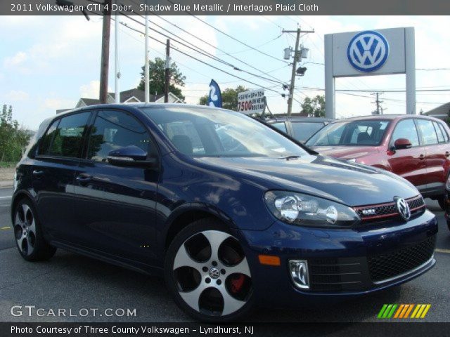 2011 Volkswagen GTI 4 Door in Shadow Blue Metallic