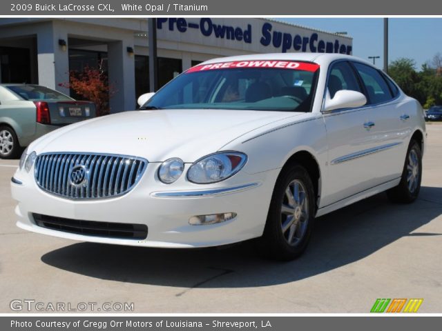 2009 Buick LaCrosse CXL in White Opal
