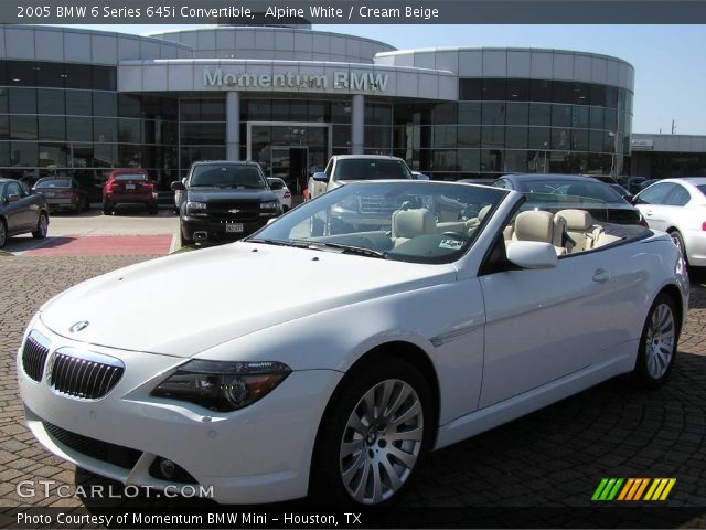 2005 BMW 6 Series 645i Convertible in Alpine White