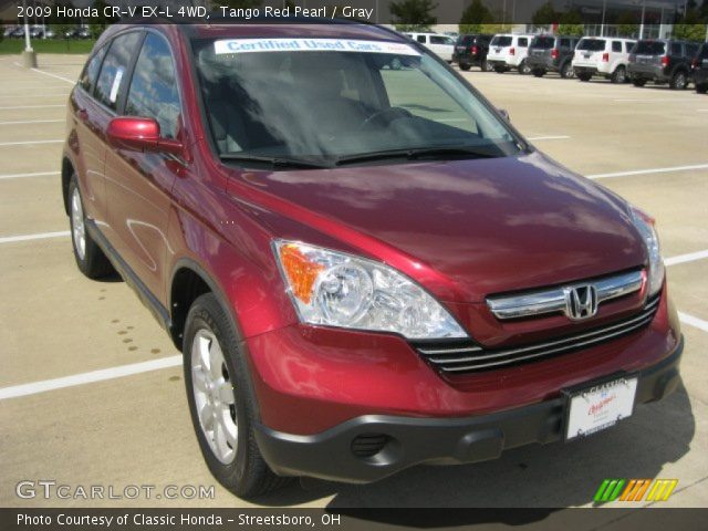 2009 Honda CR-V EX-L 4WD in Tango Red Pearl