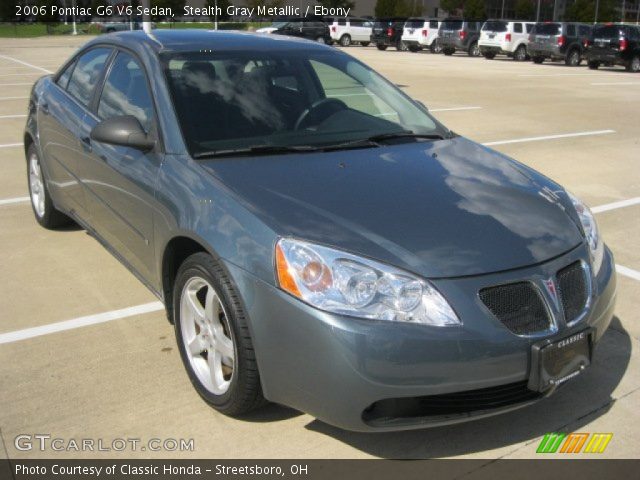 2006 Pontiac G6 V6 Sedan in Stealth Gray Metallic