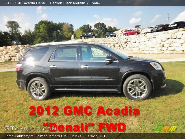 2012 GMC Acadia Denali in Carbon Black Metallic