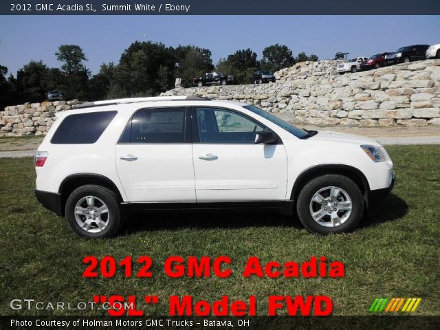 2012 GMC Acadia SL in Summit White